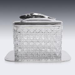 19th Century Russian Solid Silver Herring Dish Nicholls Plinke c 1860 - 2989524