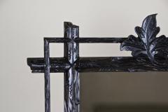 19th Century Rustic Black Forest Mirror Hand Carved Austria circa 1880 - 4121881