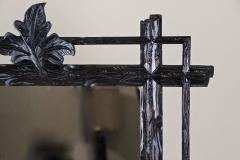 19th Century Rustic Black Forest Mirror Hand Carved Austria circa 1880 - 4121885