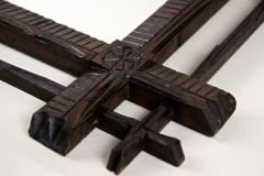 19th Century Rustic Black Forest Mirror Hand Carved Austria circa 1880 - 4266238