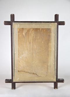 19th Century Rustic Black Forest Mirror Hand Carved Austria circa 1890 - 4480294