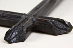 19th Century Rustic Black Forest Mirror Handcarved Austria circa 1880 - 4546761