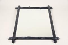19th Century Rustic Black Forest Wall Mirror Austria circa 1880 - 4624072