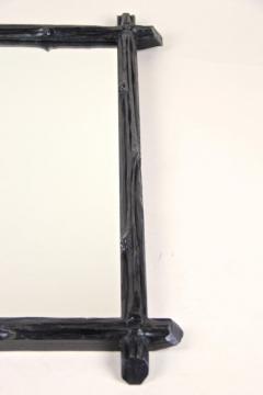 19th Century Rustic Black Forest Wall Mirror Austria circa 1880 - 4624073