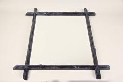 19th Century Rustic Black Forest Wall Mirror Basswood Austria circa 1880 - 4644299
