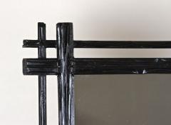 19th Century Rustic Black Forest Wall Mirror Double Framed AT circa 1880 - 4217872