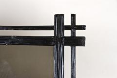 19th Century Rustic Black Forest Wall Mirror Double Framed AT circa 1880 - 4217874