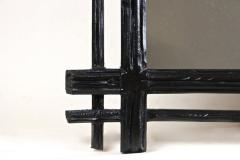 19th Century Rustic Black Forest Wall Mirror Double Framed AT circa 1880 - 4217876