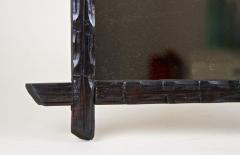 19th Century Rustic Black Forest Wall Mirror Hand Carved Austria circa 1880 - 4176635