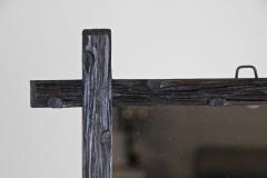 19th Century Rustic Black Forest Wall Mirror Hand Carved Austria circa 1880 - 4440963