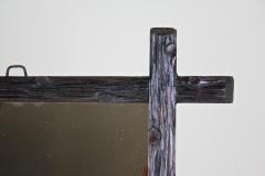 19th Century Rustic Black Forest Wall Mirror Hand Carved Austria circa 1880 - 4440965