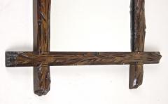 19th Century Rustic Black Forest Wall Mirror Tree Trunk Design AT ca 1880 - 4417818