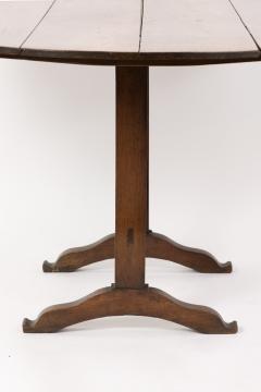 19th Century Rustic Round Fruitwood Vendange Table Circa 1800  - 2904297