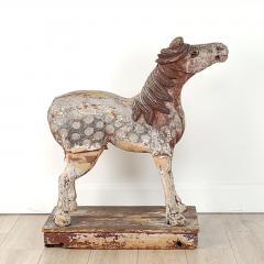 19th Century Rustic Swedish Painted Pony - 3512085