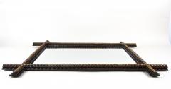 19th Century Rustic Tramp Art Wall Mirror Handcarved Austria ca 1880 - 4106385