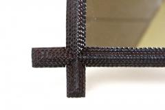 19th Century Rustic Tramp Art Wall Mirror Handcarved Austria circa 1880 - 4568053