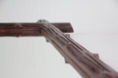 19th Century Rustic Wooden Black Forest Wall Mirror Austria circa 1890 - 4481697