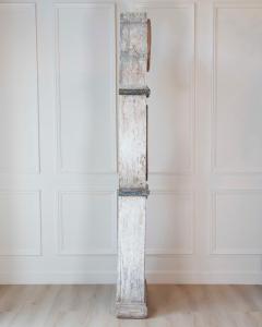 19th Century Scandinavian Painted Pine Longcase Clock - 4564537