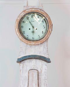 19th Century Scandinavian Painted Pine Longcase Clock - 4564538