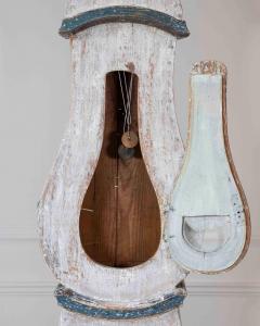 19th Century Scandinavian Painted Pine Longcase Clock - 4564544
