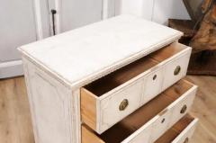 19th Century Scandinavian Three Drawer Chest with Carved Motifs - 3564660