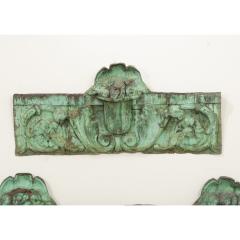19th Century Set of 3 Oxidized Copper Panels - 2951158