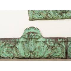 19th Century Set of 3 Oxidized Copper Panels - 2951165