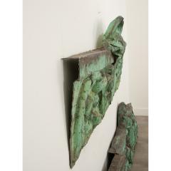 19th Century Set of 3 Oxidized Copper Panels - 2951179