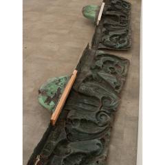 19th Century Set of 3 Oxidized Copper Panels - 2951182