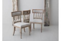 19th Century Set of Six Swedish Gustavian Period Chairs In Original Paint - 631657