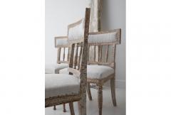 19th Century Set of Six Swedish Gustavian Period Chairs In Original Paint - 631660