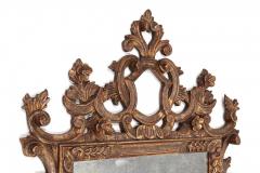 19th Century Silvered Bronzed Venetian Wall Mirror Handcarved Italy ca 1840 - 3809851