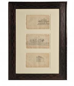 19th Century Sketches of Buildings U S A  - 4395996