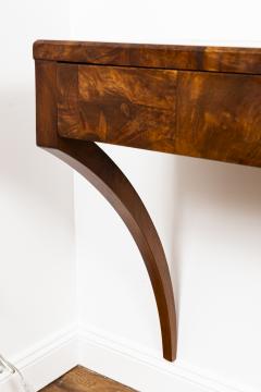 19th Century Sleek Neoclassical Walnut Wall Console - 4586803