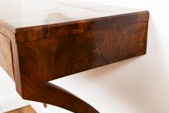 19th Century Sleek Neoclassical Walnut Wall Console - 4586809