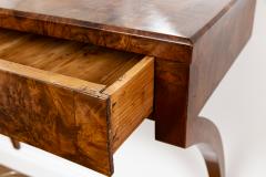 19th Century Sleek Neoclassical Walnut Wall Console - 4586811