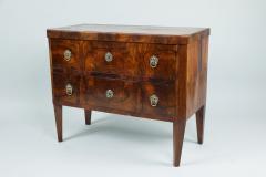 19th Century Small Biedermeier Walnut Chest of Drawers Vienna c 1825 - 3975526