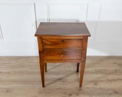 19th Century Small Louis XVI Style Walnut Chest with Two Drawers - 4432006