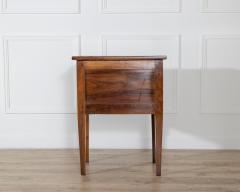 19th Century Small Louis XVI Style Walnut Chest with Two Drawers - 4432081