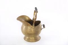 19th Century Solid Brass Ash Bucket Log Holder - 1960569