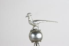 19th Century Solid Silver Candelabras Candleholder Pair Of 2 AT circa 1860 - 4760803