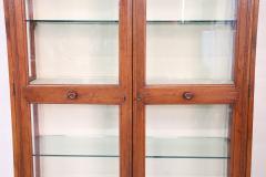 19th Century Solid Walnut Antique Vitrine - 3555638