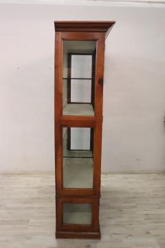 19th Century Solid Walnut Antique Vitrine - 3555648