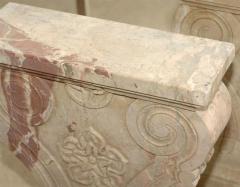 19th Century Southern Italian Antique Marble Pedestals A Pair - 3459553