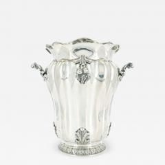 19th Century Sterling Silver Barware Wine Cooler Ice Bucket - 3440619