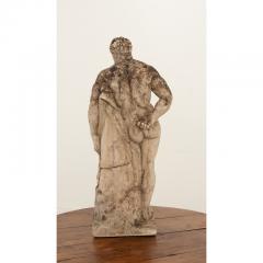 19th Century Stone Sculpture of the Farnese Hercules - 3164203