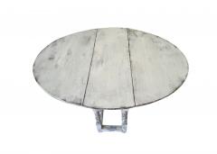 19th Century Swedish Baroque Gateleg Oval Dining Table - 3844876