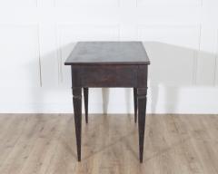 19th Century Swedish Black Painted Writing Desk with Brass Fittings - 4364640