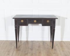 19th Century Swedish Black Painted Writing Desk with Brass Fittings - 4364645