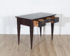 19th Century Swedish Black Painted Writing Desk with Brass Fittings - 4364671